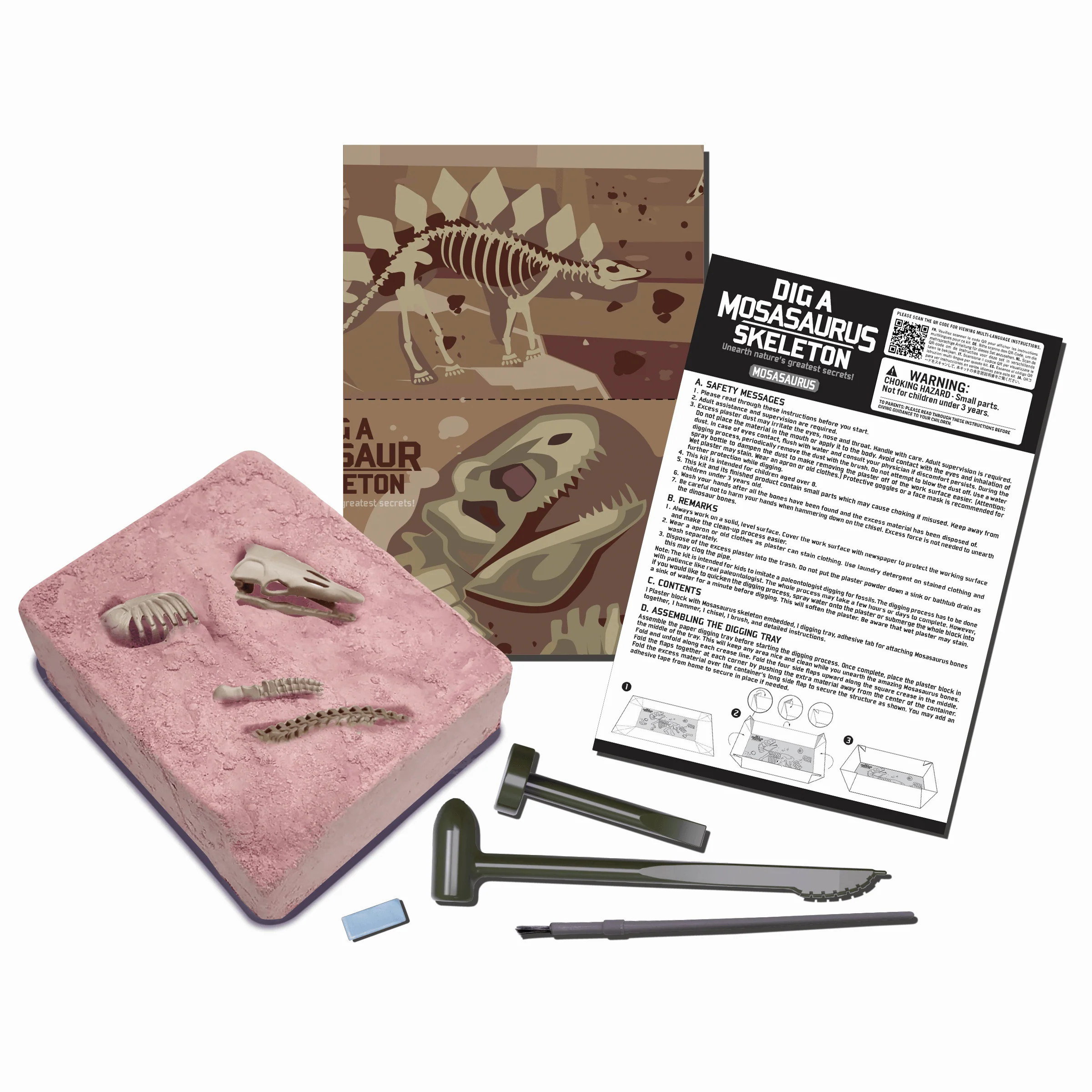 4M KidzLabs Mosasaurus Fossil Kaivaussetti - Image 3