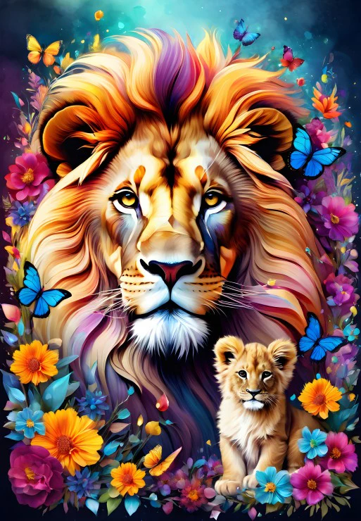 Alipson Puzzle 1000 Palan Palapeli Lions - Image 2