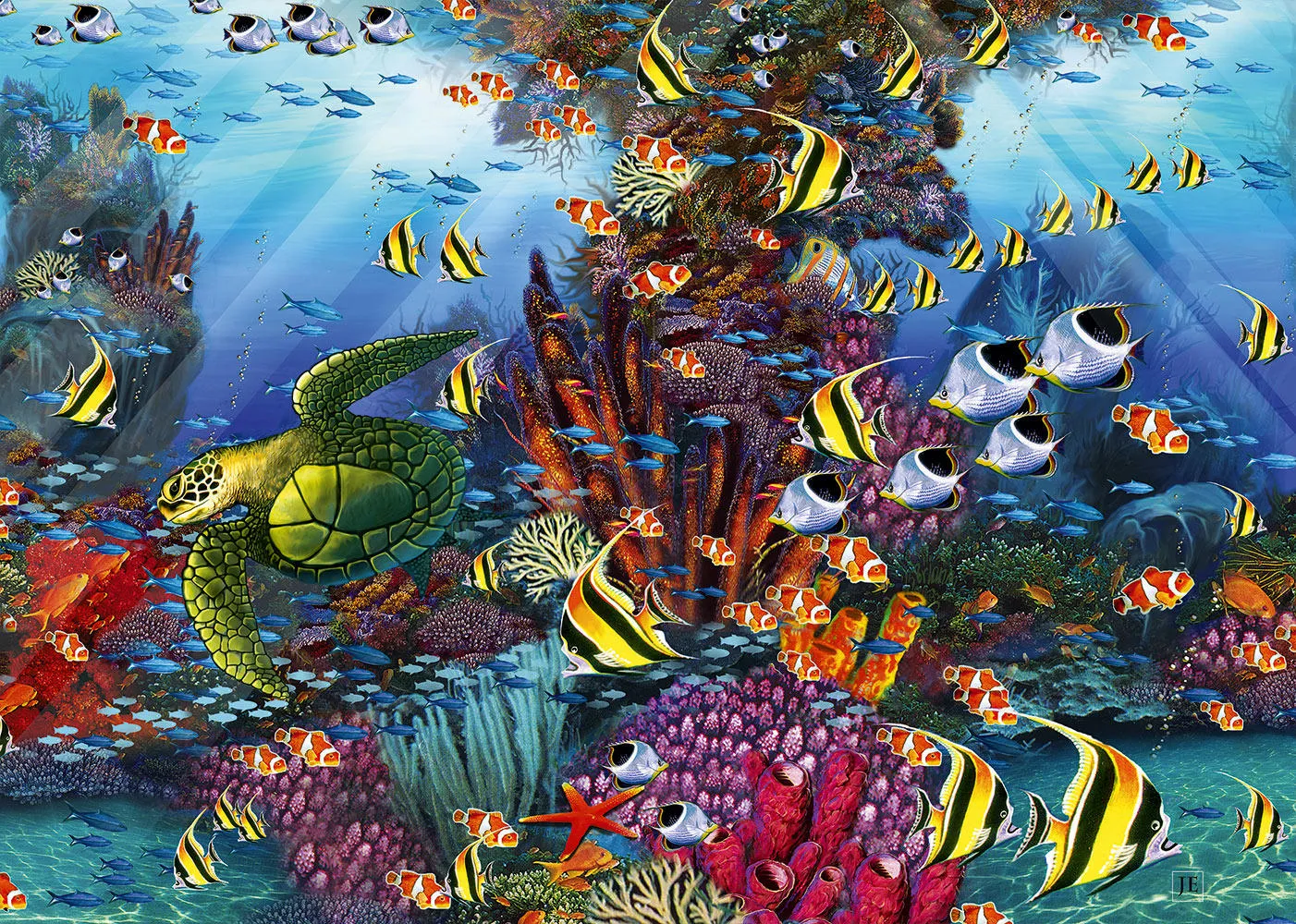 Alipson Puzzle 1500 Palan Palapeli The Reef Detail - Image 2