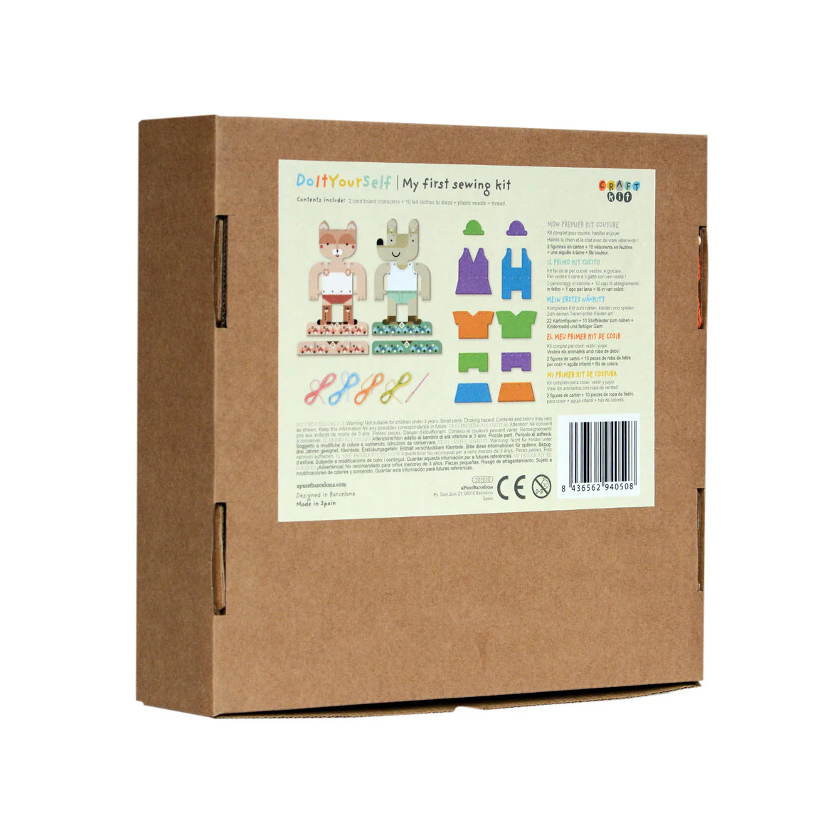 aPunt Barcelona Craft Kit, My First Sewing Kit - Image 5