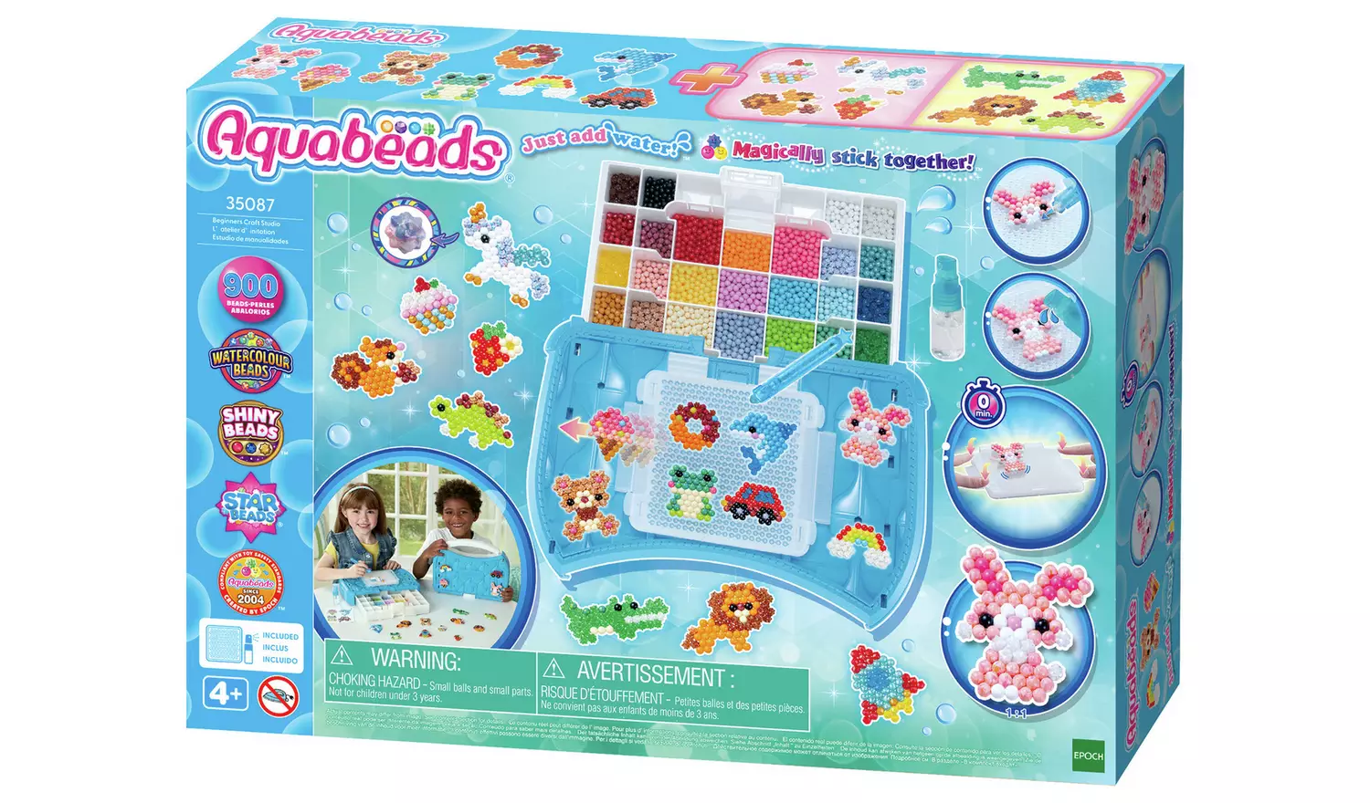 Aquabeads Askartelusalkku 900 Helmeä - Image 4