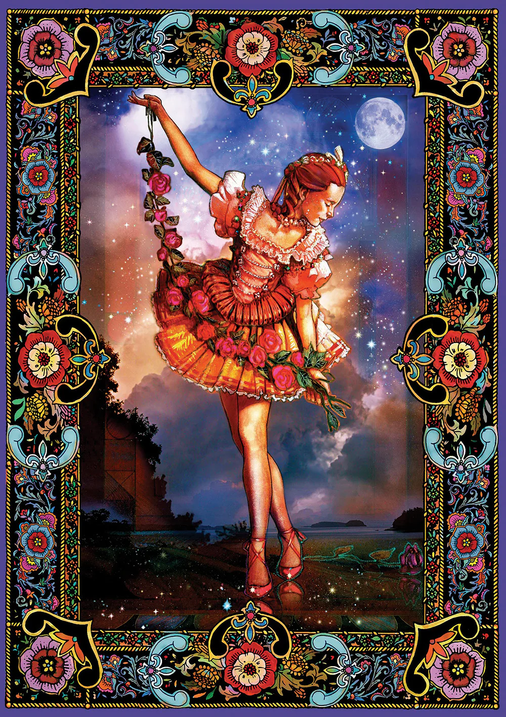 Art Puzzle 1000 Palan Palapeli Ballet In The Moonlight - Image 2