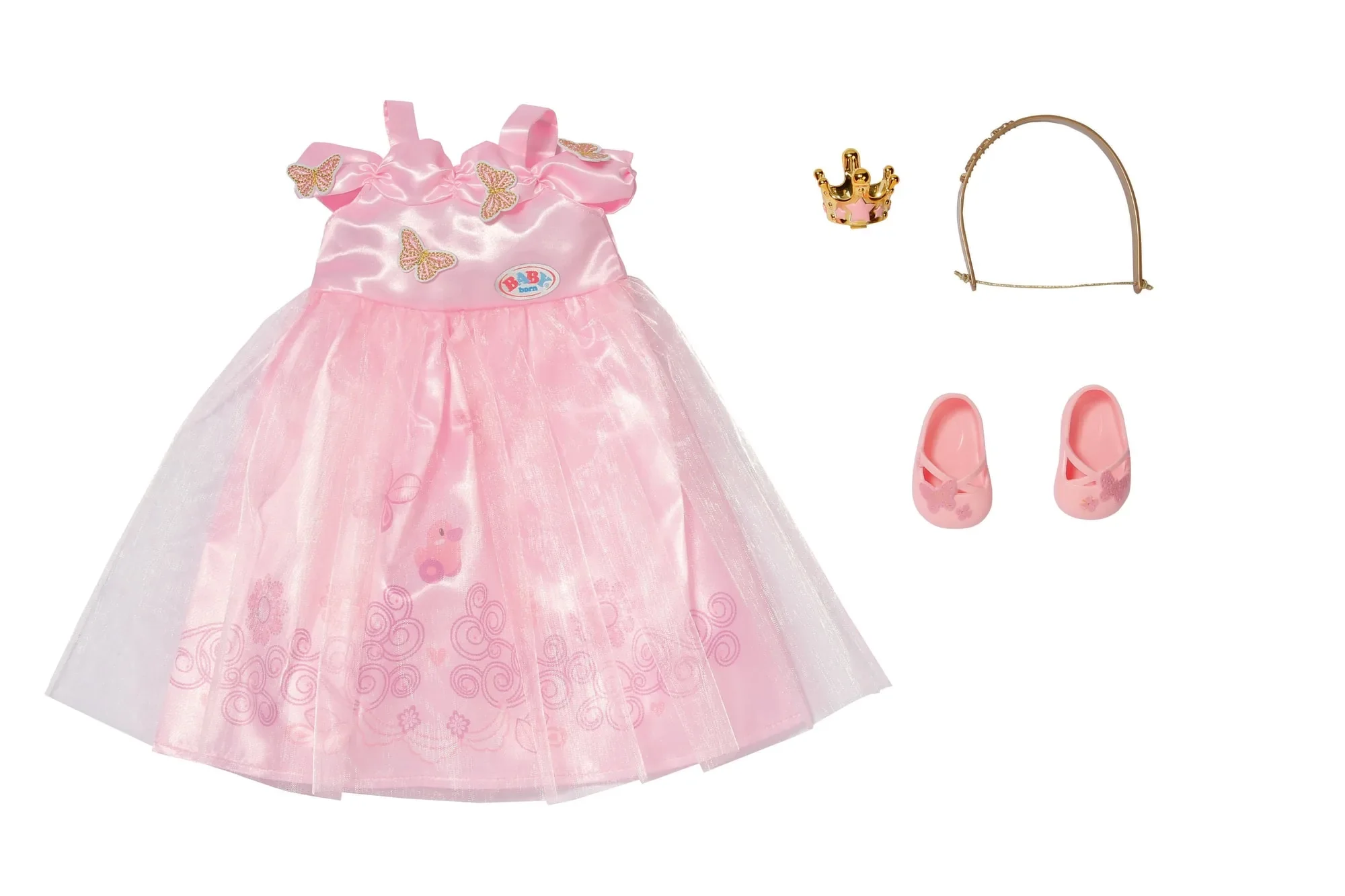 Baby Born Deluxe Nukenvaate Prinsessa Asusetti 43cm
