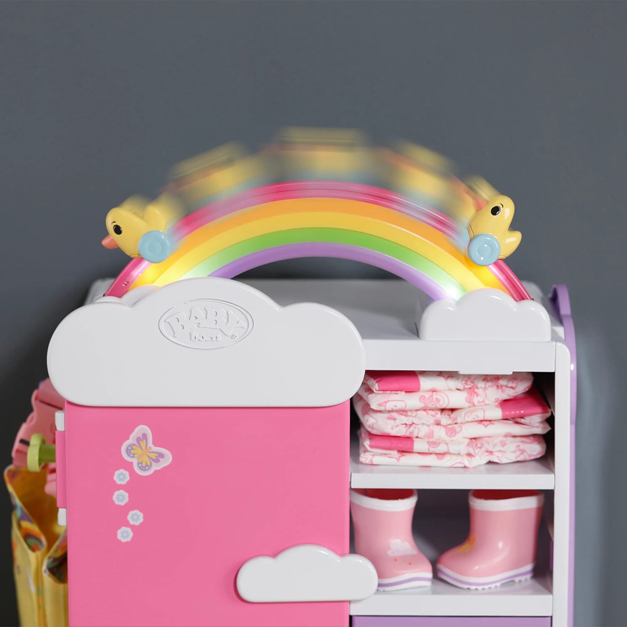 Baby Born Vaatekaappi Rainbow Äänellä ja Valolla - Image 3
