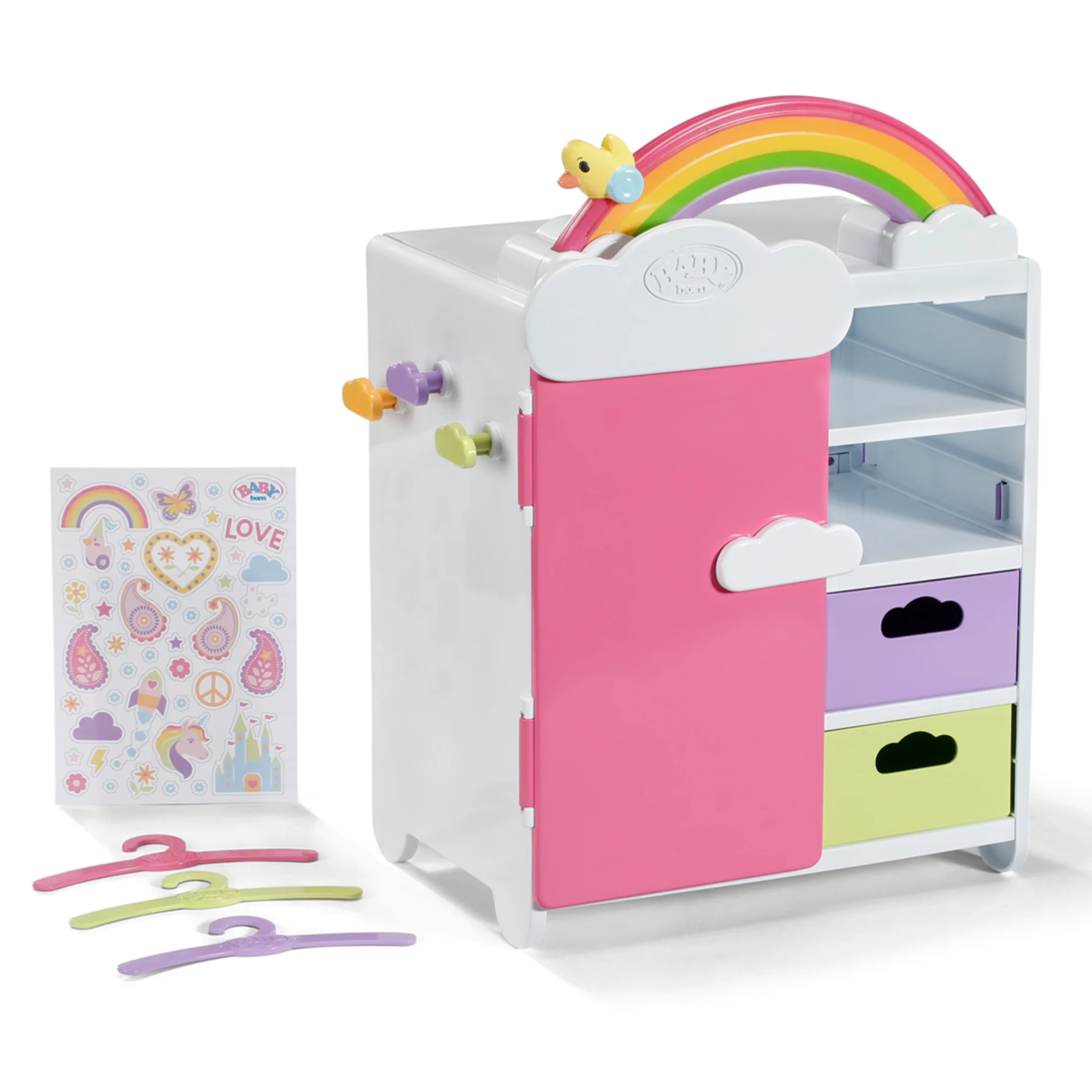 Baby Born Vaatekaappi Rainbow Äänellä ja Valolla - Image 6