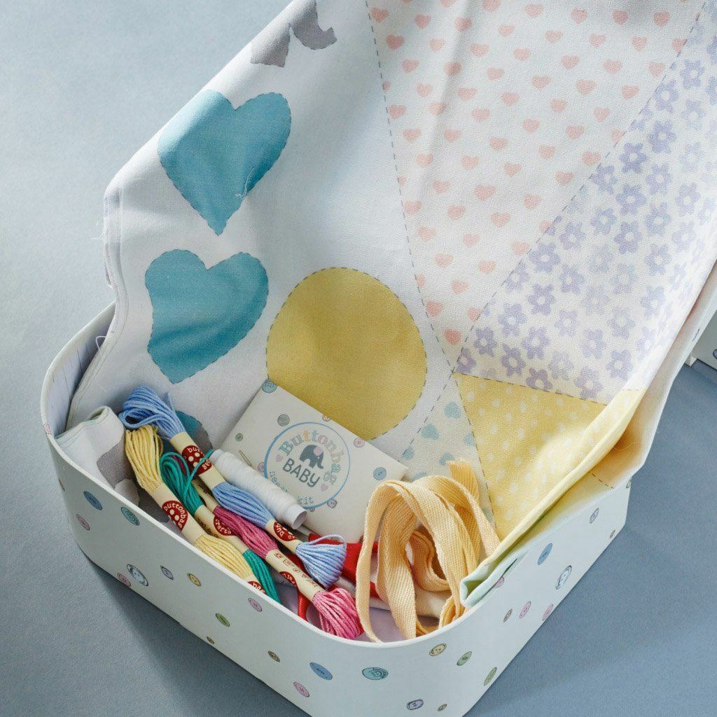 Baby Button Bag, Bunting Kit - Image 3