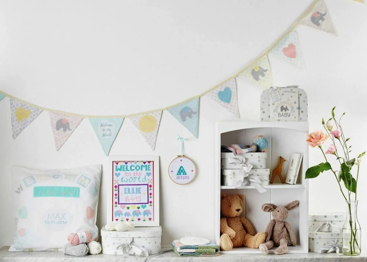 Baby Button Bag, Bunting Kit - Image 4