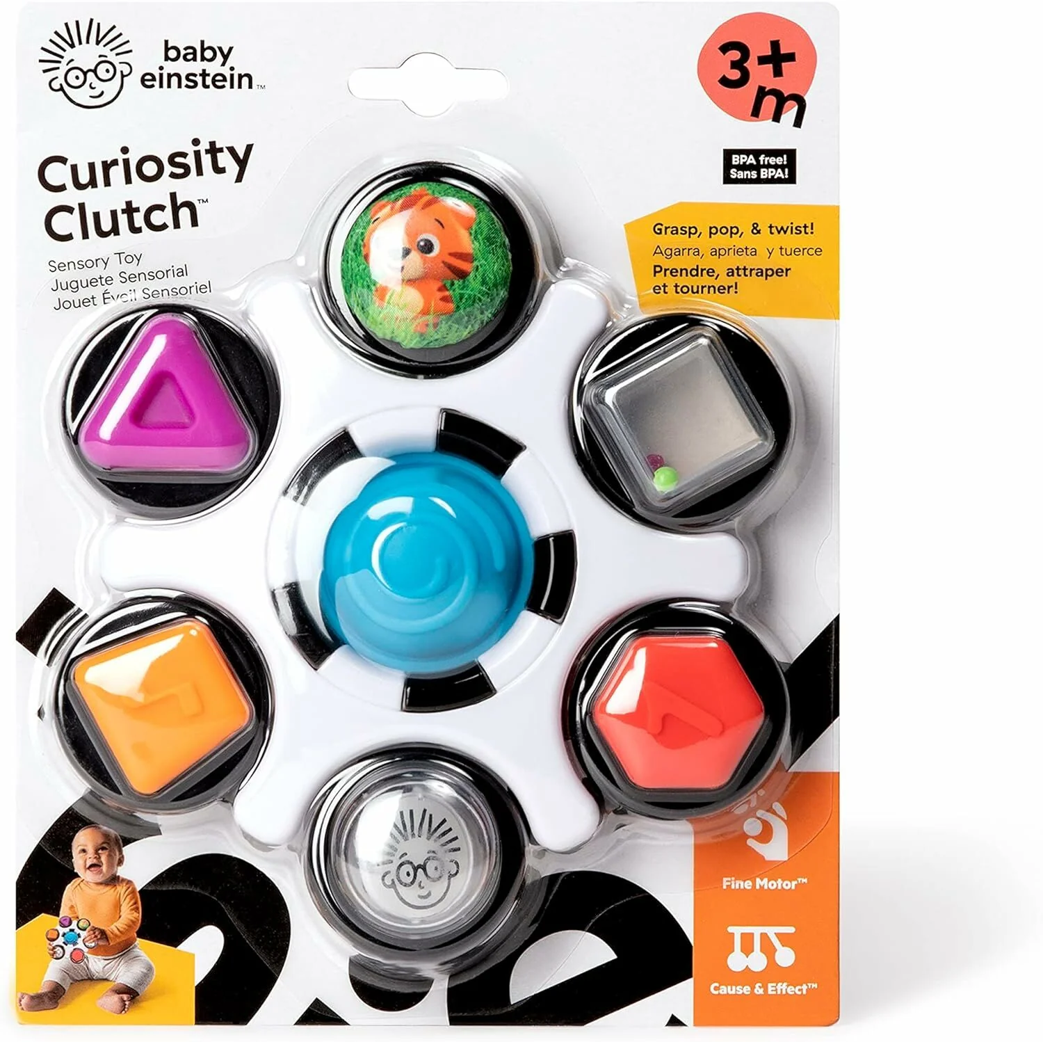 Baby Einstein Curiosity Clutch Aktiviteettilelu - Image 6
