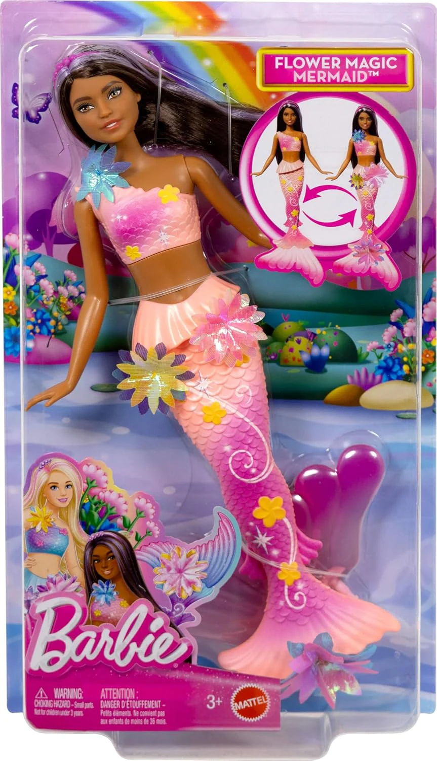 Barbie Blooming Mermaid Merenneito Nukke Pinkki - Image 6