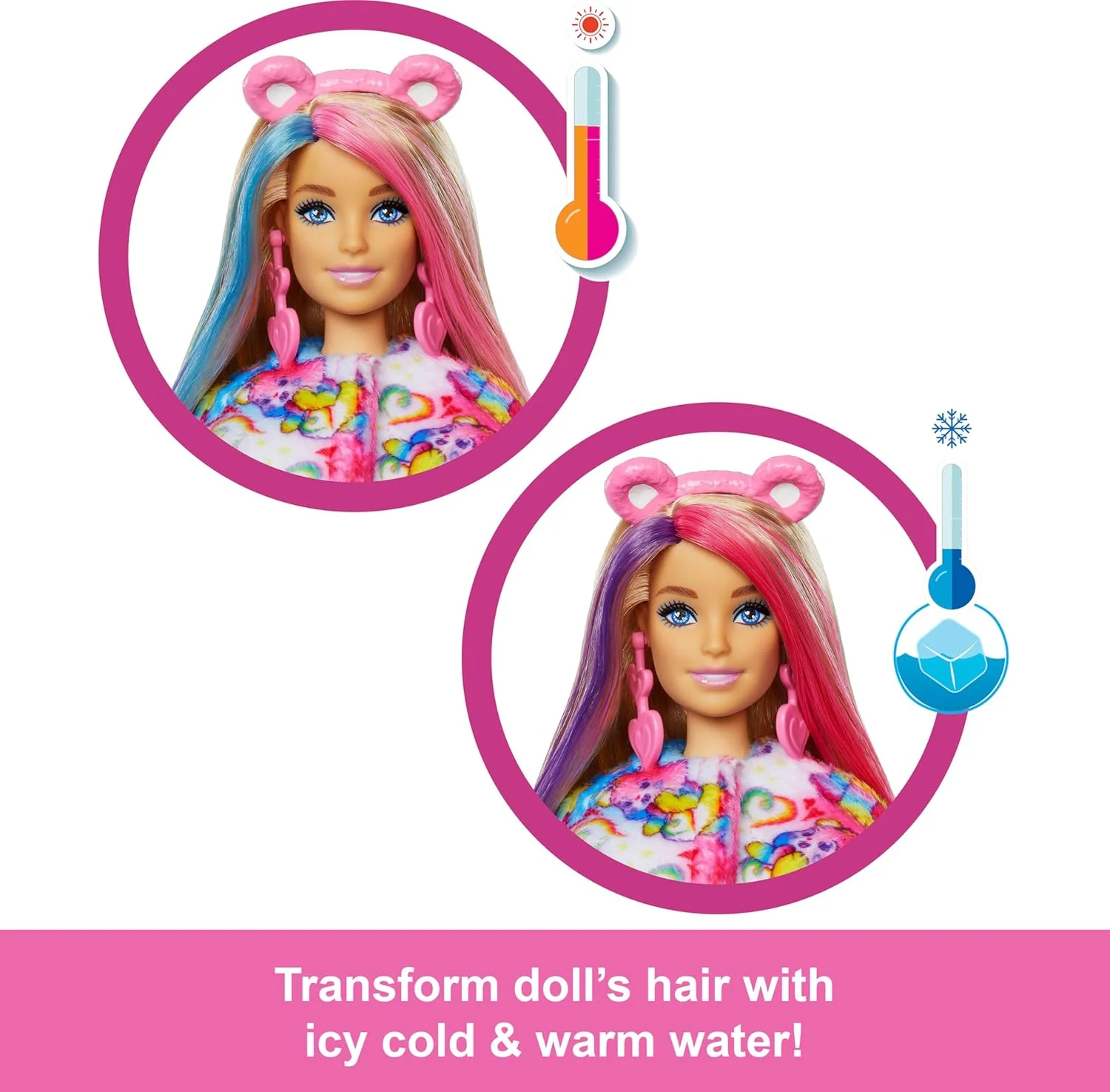 Barbie Cutie Reveal Halinalle Pinkki - Image 5