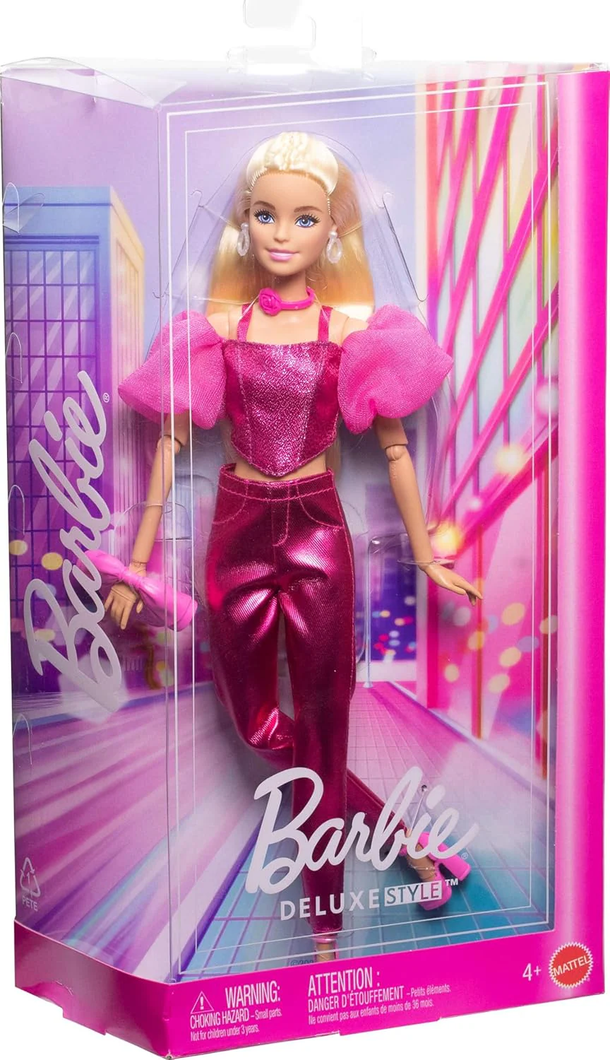 Barbie Deluxe Style Nukke Pinkki Toppi - Image 5