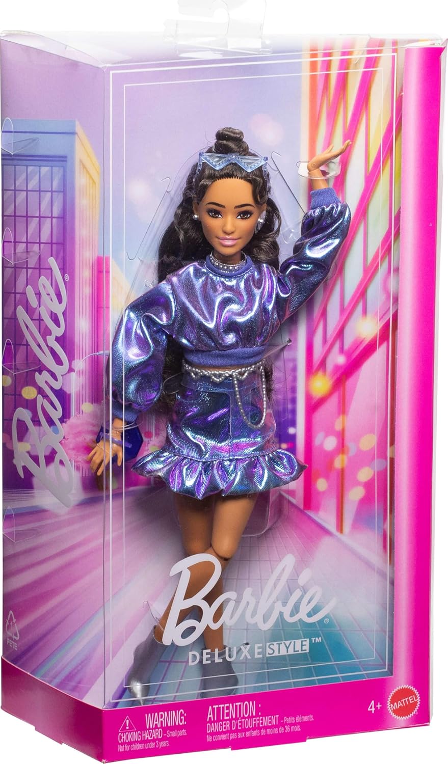 Barbie Deluxe Style Nukke Sininen - Image 3