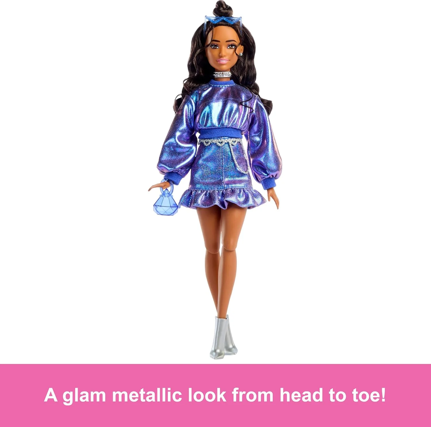 Barbie Deluxe Style Nukke Sininen - Image 5