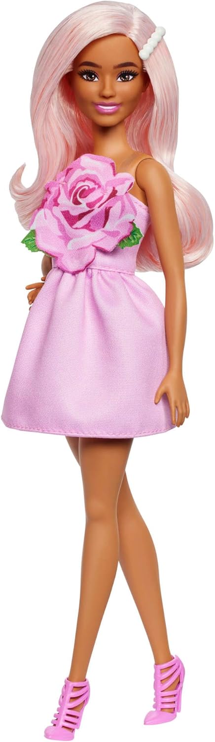 Barbie Fashionistas Pinkissä Mekossa - Image 3