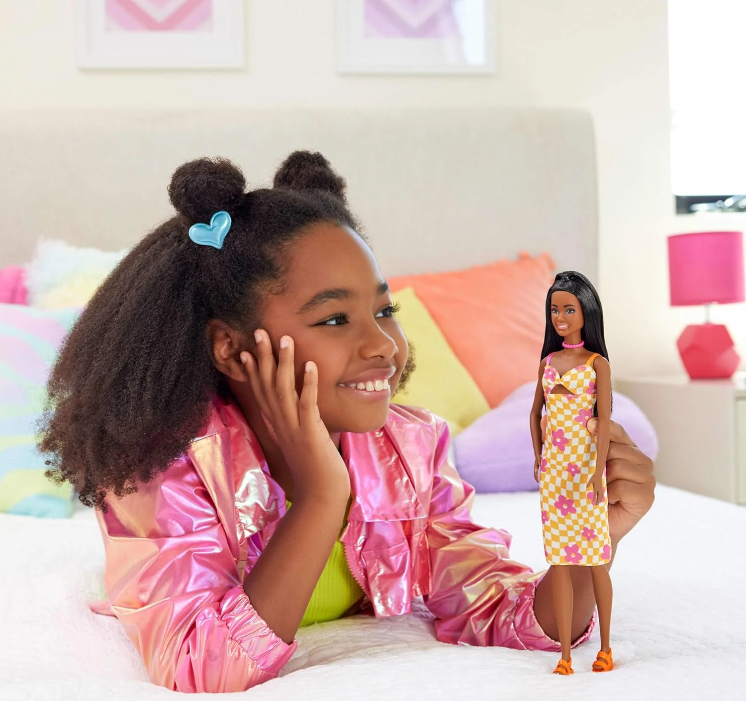 Barbie Fashionistas - Ruutumekko Nukke - Image 2
