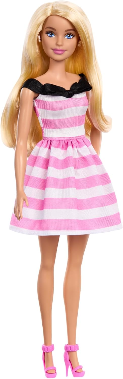 Barbie Nukke Raidallisella Mekolla - Image 2