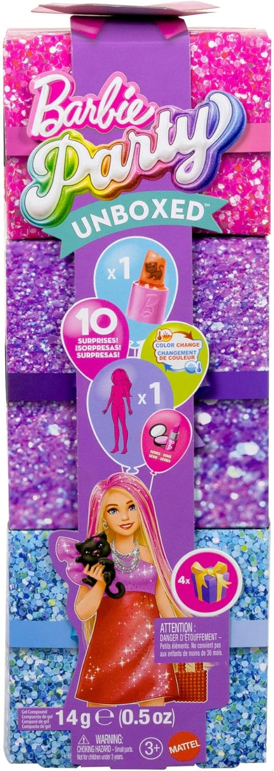 Barbie Party Color Change Väriä Vaihtava Nukke Pinkit Hiukset - Image 5