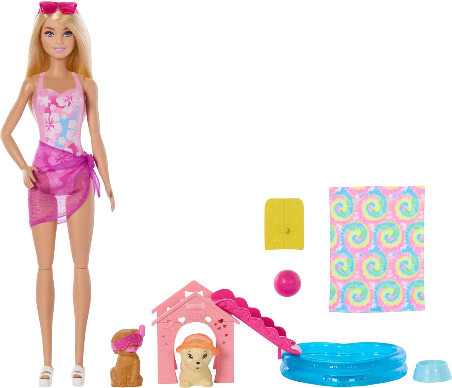 Barbie Puppy Pool Party Leikkisetti - Image 2