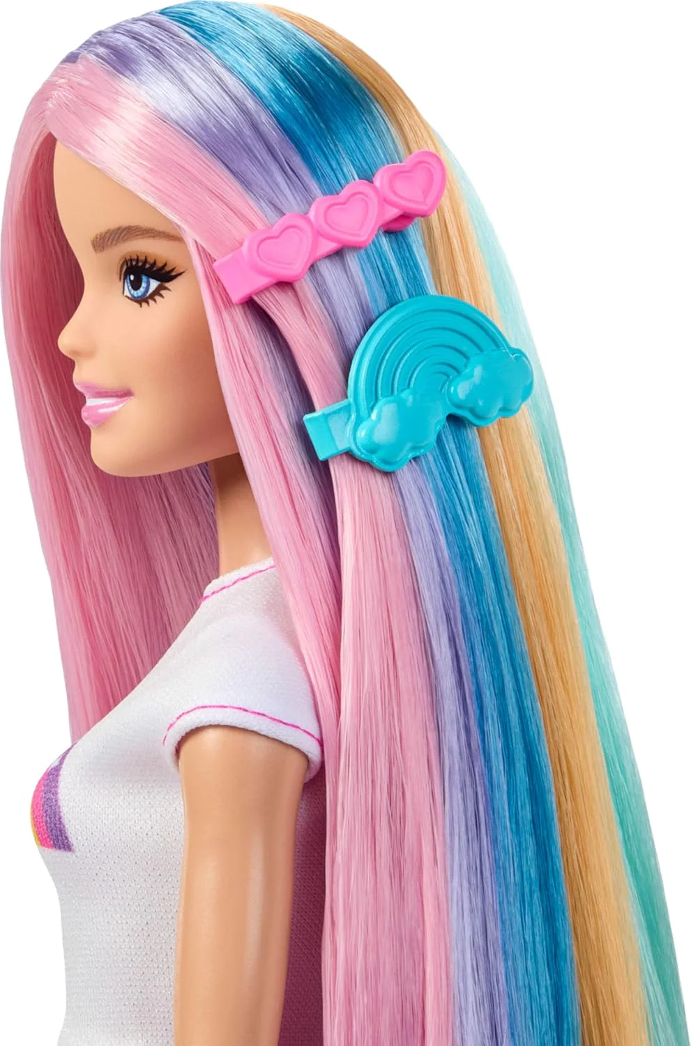 Barbie Rainbow Sparkle Hair Nukke - Image 5