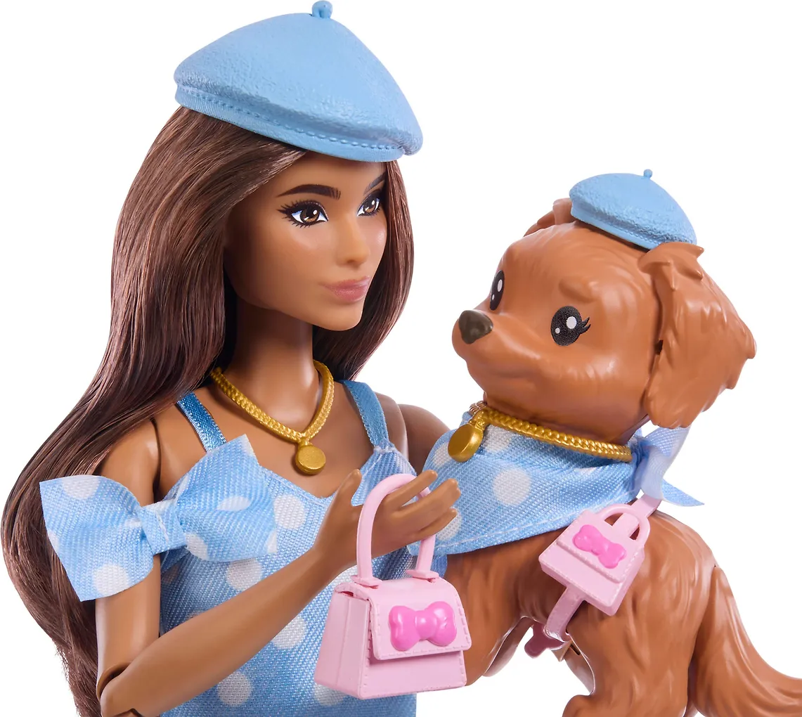 Barbie Twinning Looks Nukke ja Lemmikki Brunette - Image 2