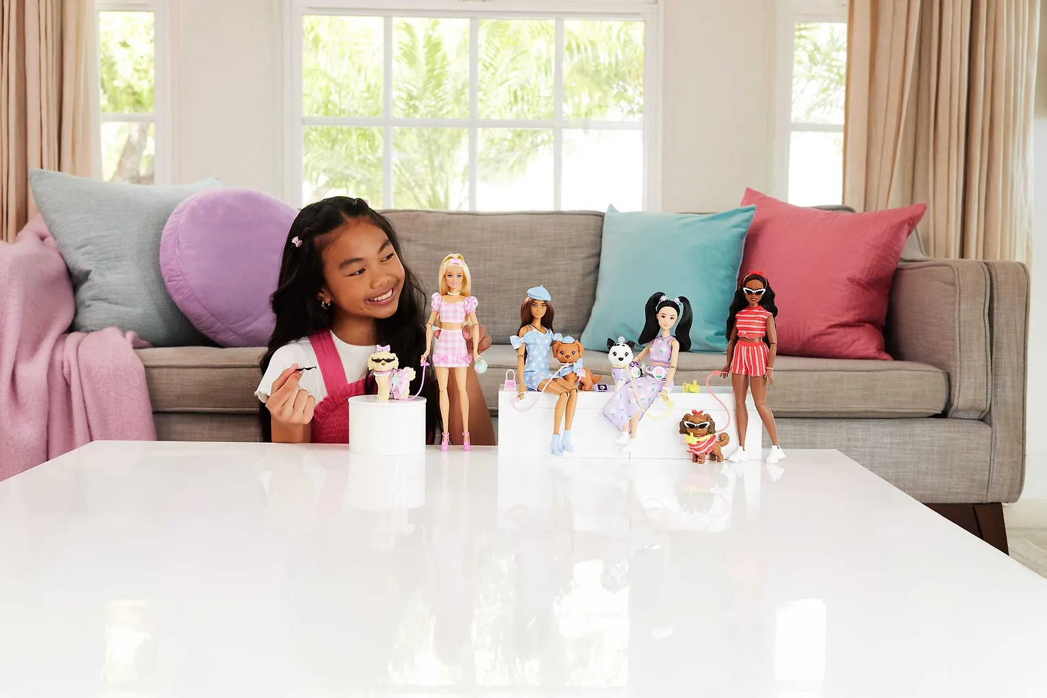 Barbie Twinning Looks Nukke ja Lemmikki Brunette - Image 6