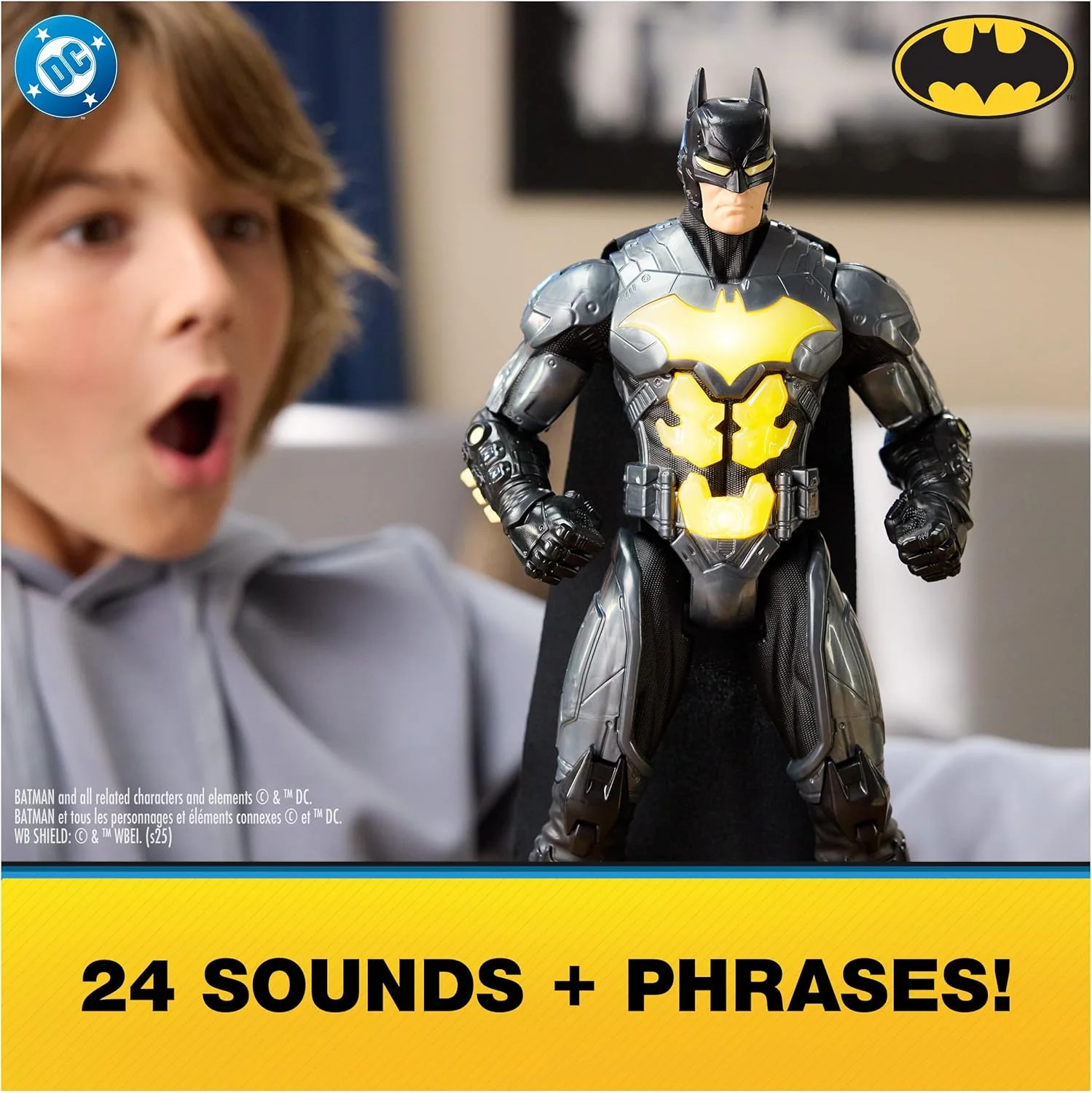 Batman 30 cm Hahmo Äänillä ja Valoilla - Image 4