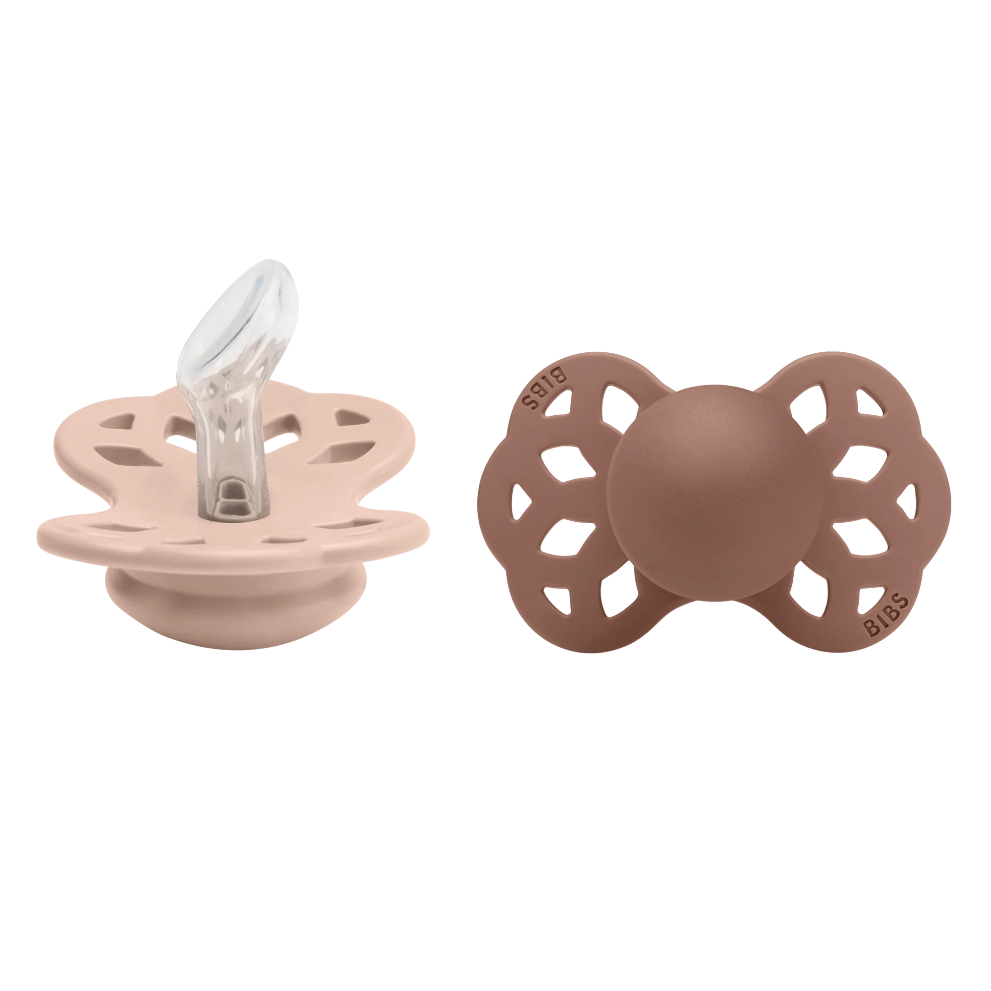 BIBS Infinity Tutti 2kpl Koko 1 Blush/Woodchuck - Image 2