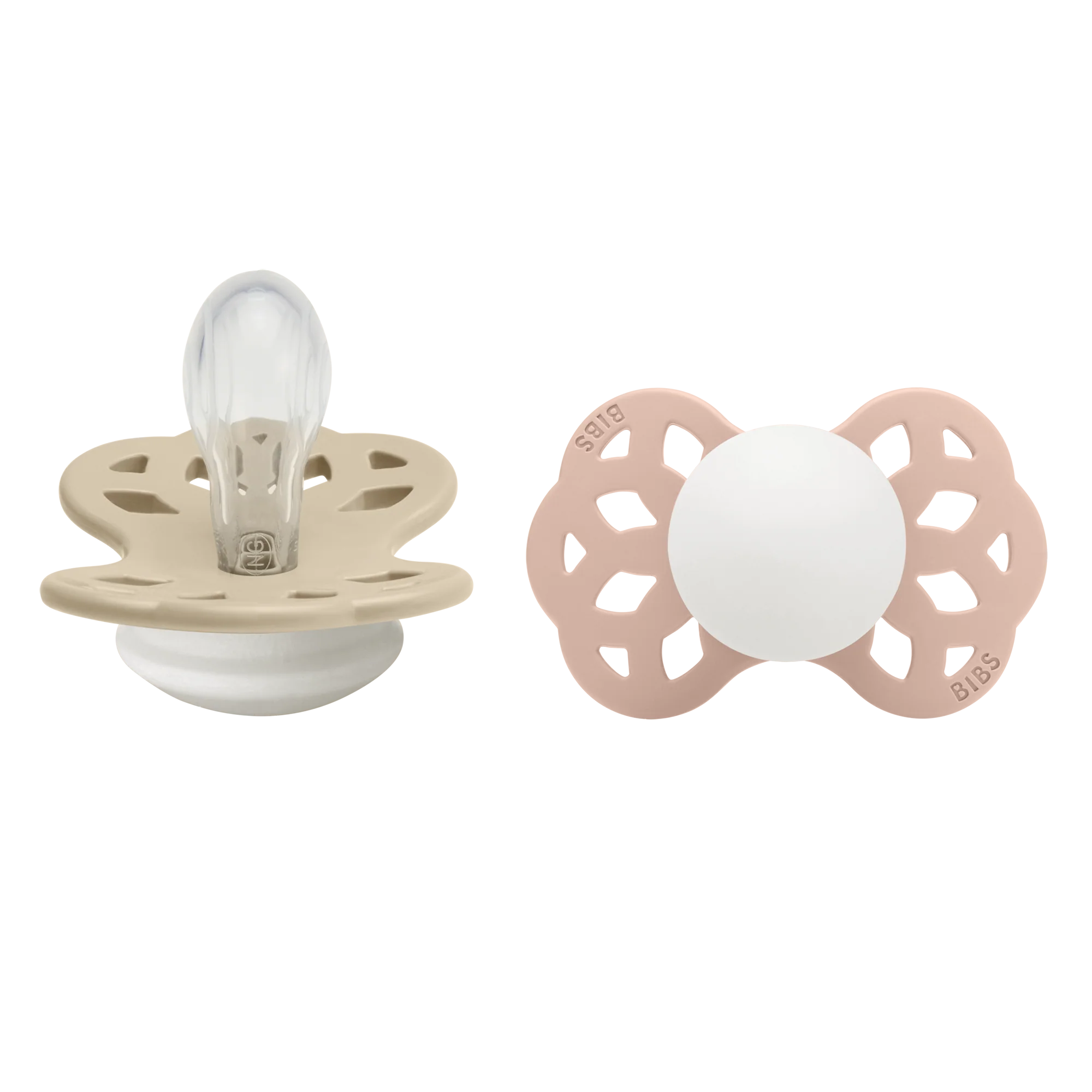 BIBS Infinity Tutti 2kpl Koko 2 Vanilla GLOW/Blush GLOW - Image 2
