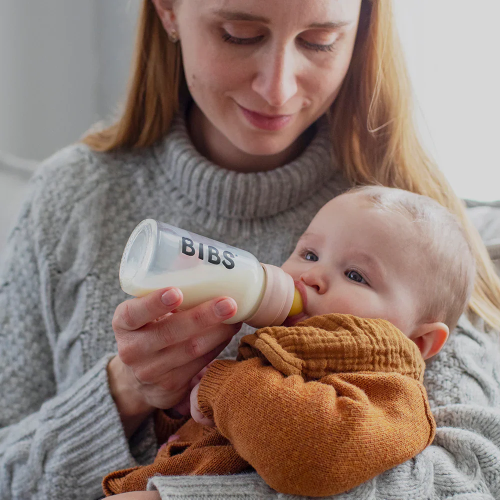 BIBS Lasinen Tuttipullo 225ml Ivory - Image 4