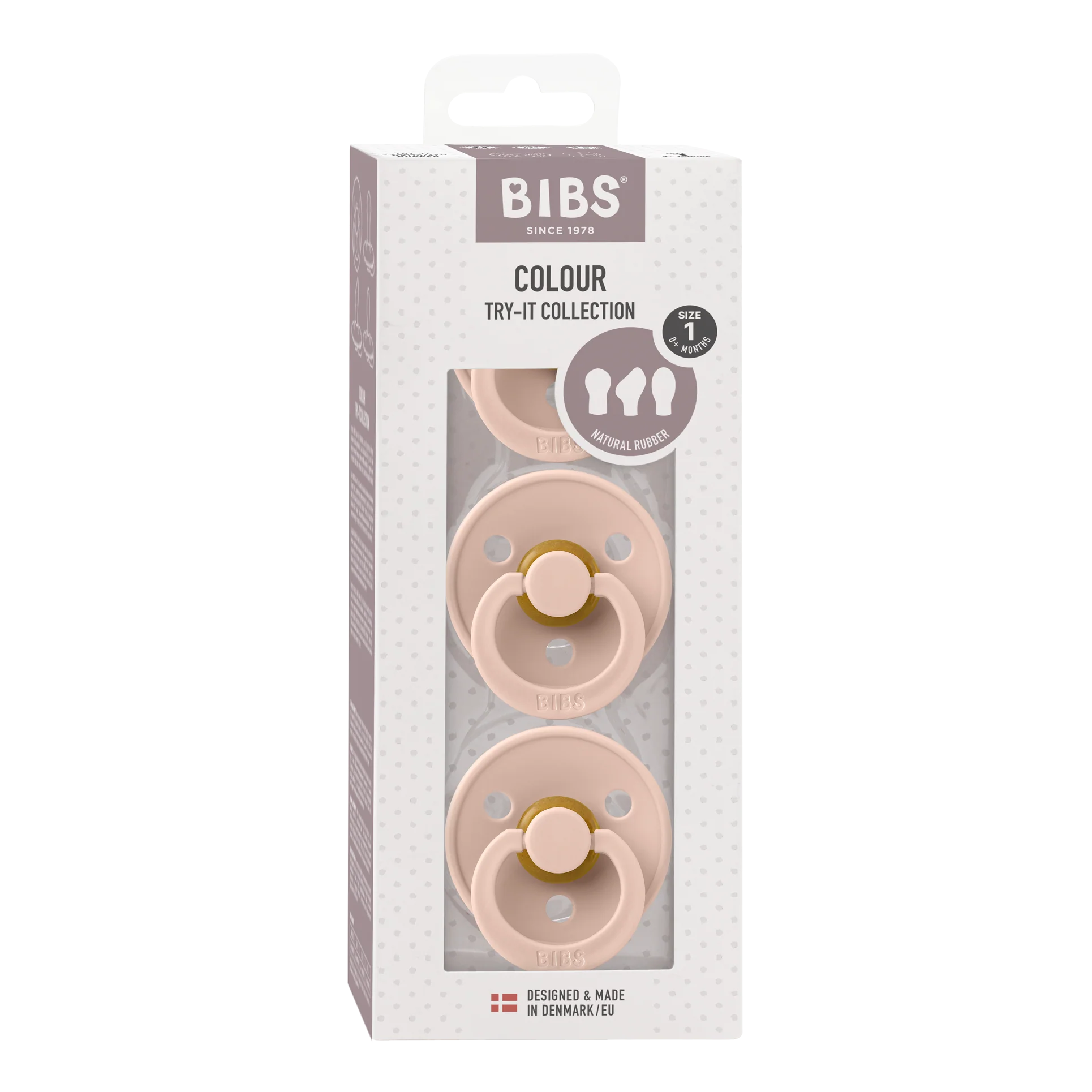 BIBS Supreme Try-It Tutti 3kpl Koko 1 Blush
