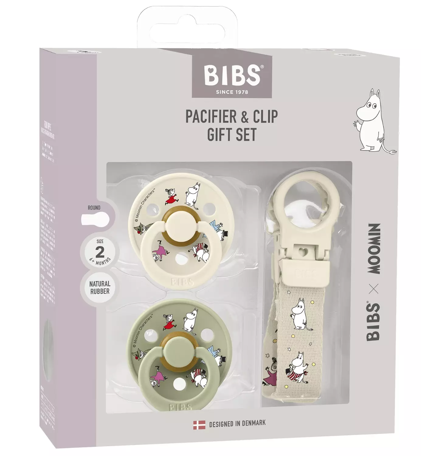 BIBS x Muumi Tutit ja Tuttinauha Lahjapakkaus