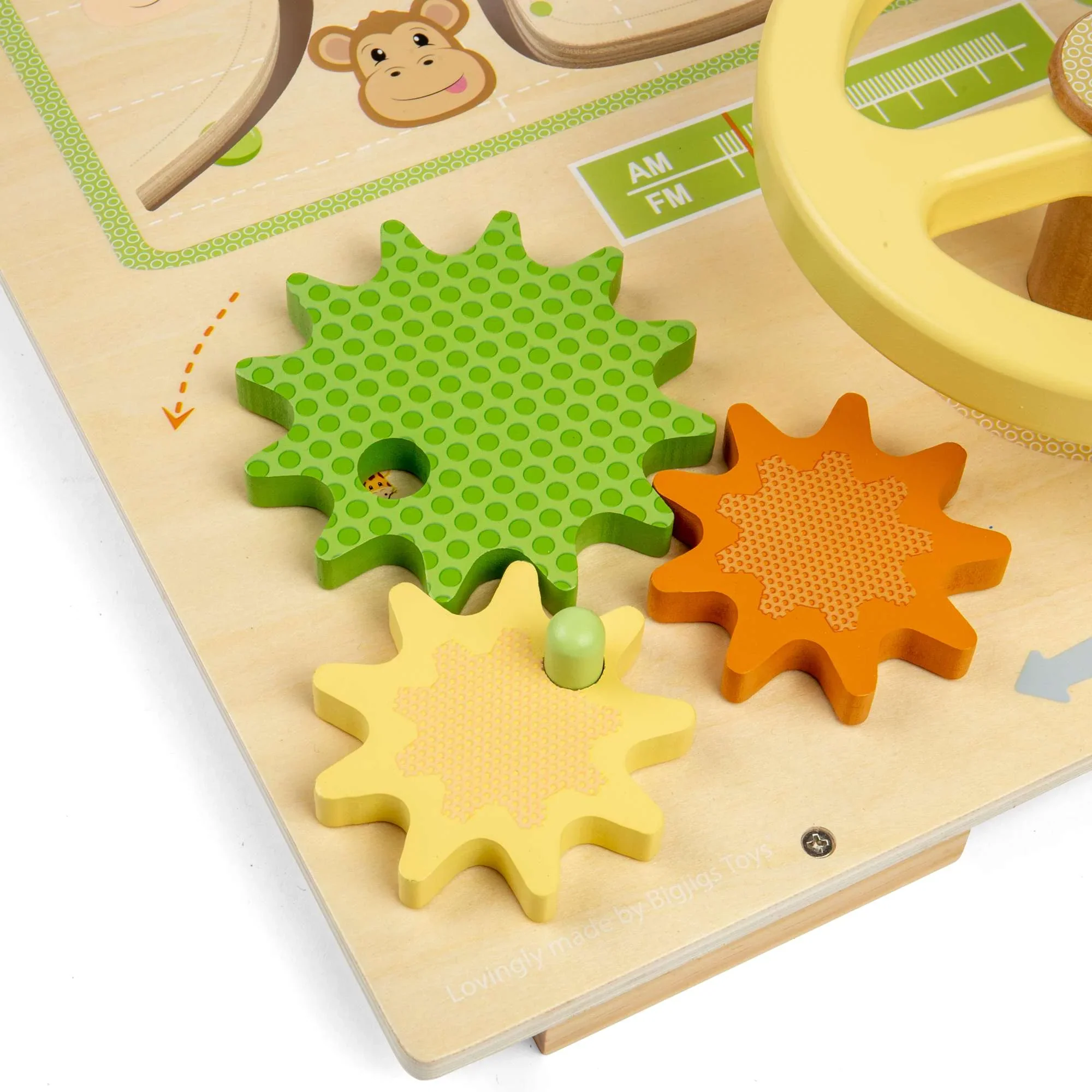 Bigjigs Busyboard Puinen Aktiviteettialusta - Image 4