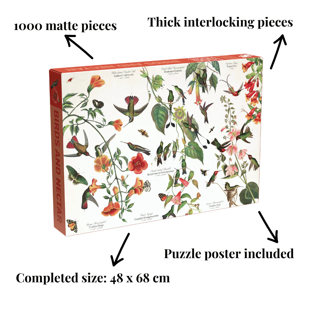 Penny Puzzle Birds and Nectar 1000 Palan Vintage Palapeli - Image 4