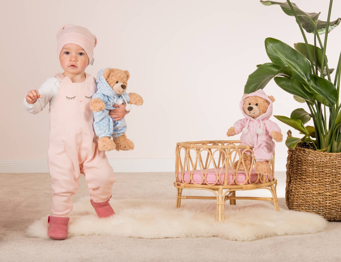 Teddy Hermann Nalle Pehmolelu Sinisessä Pyjamassa 30 cm - Image 2