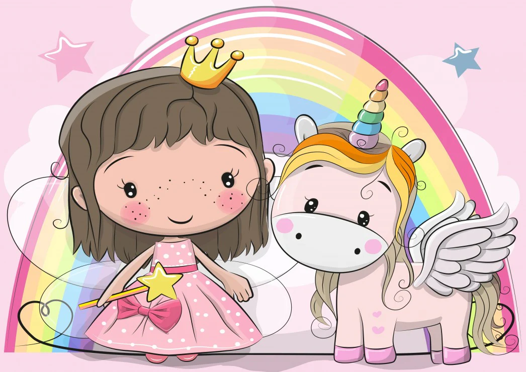 Bluebird Puzzle 48 Palan Palapeli The Unicorn And The Princess - Image 2