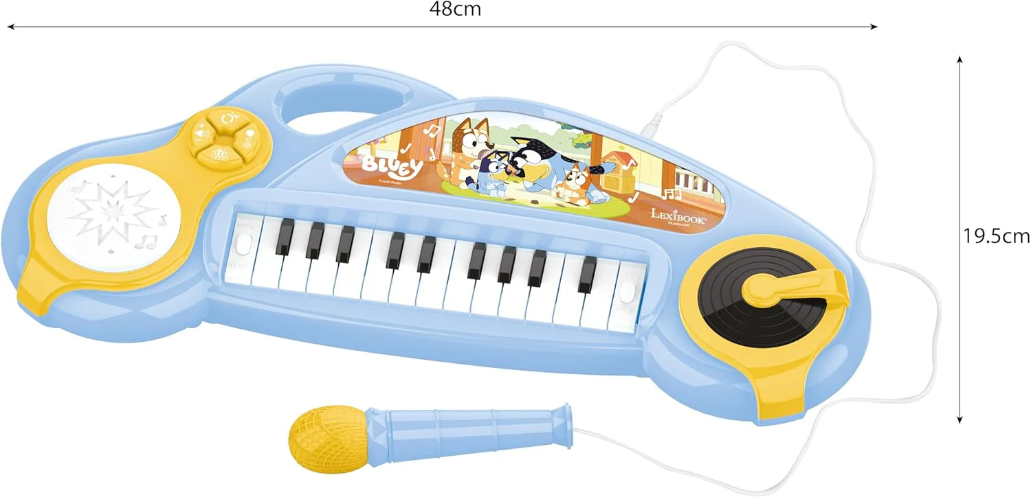 Bluey Elektroninen Kosketinsoitin Lasten Piano - Image 3