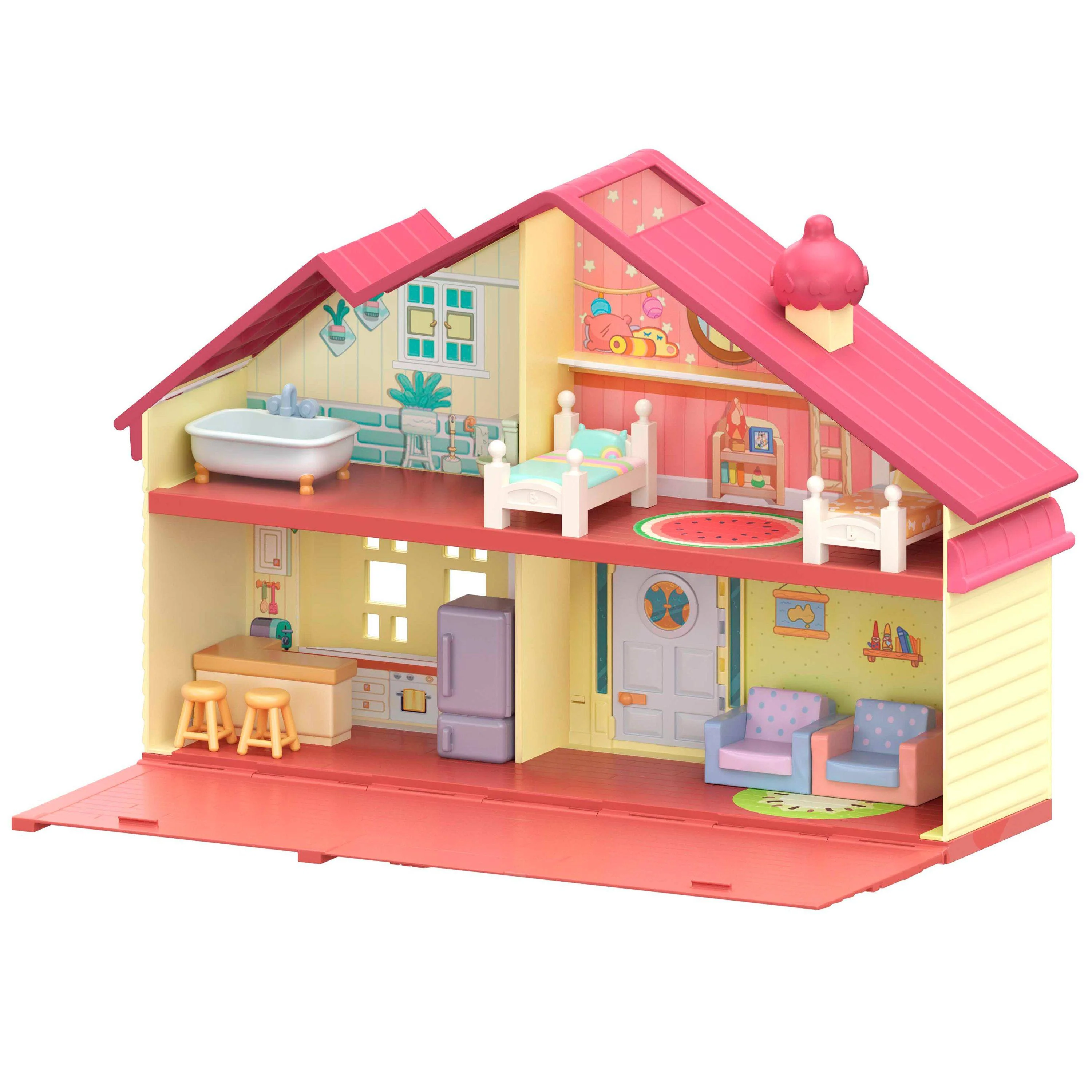 Bluey Family Home Kotitalo ja Bluey-hahmo - Image 4