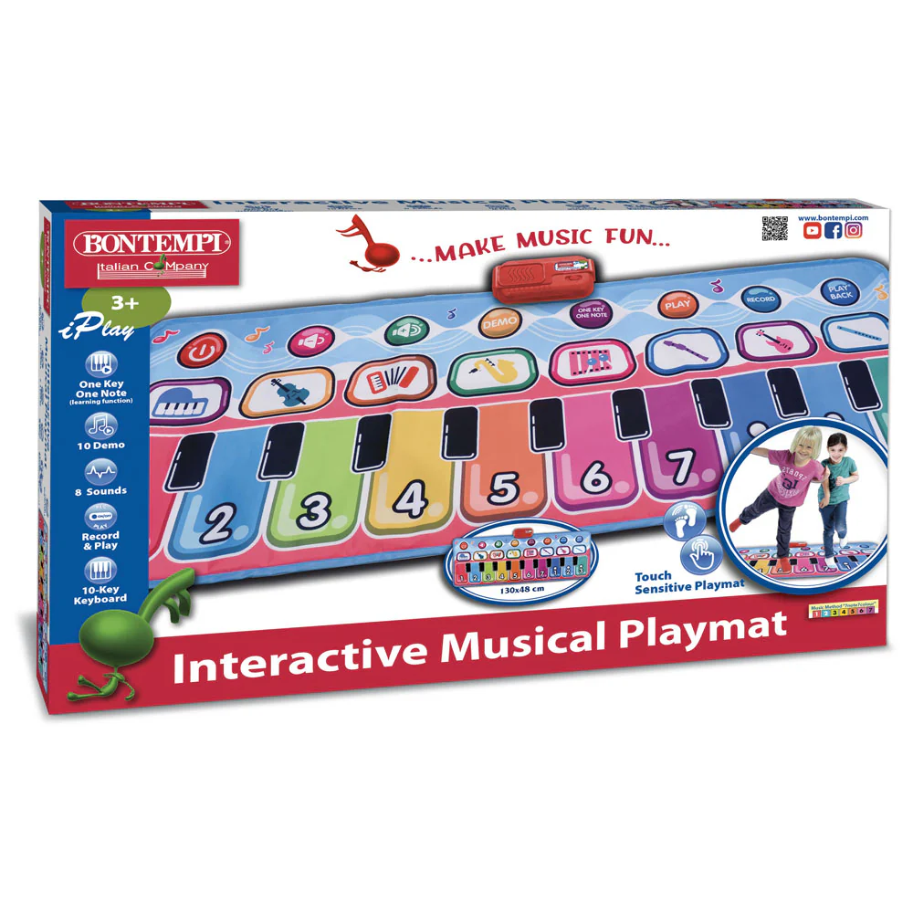 Bontempi Interaktiivinen Musiikkimatto/Pianomatto 10 Kosketinta - Image 2