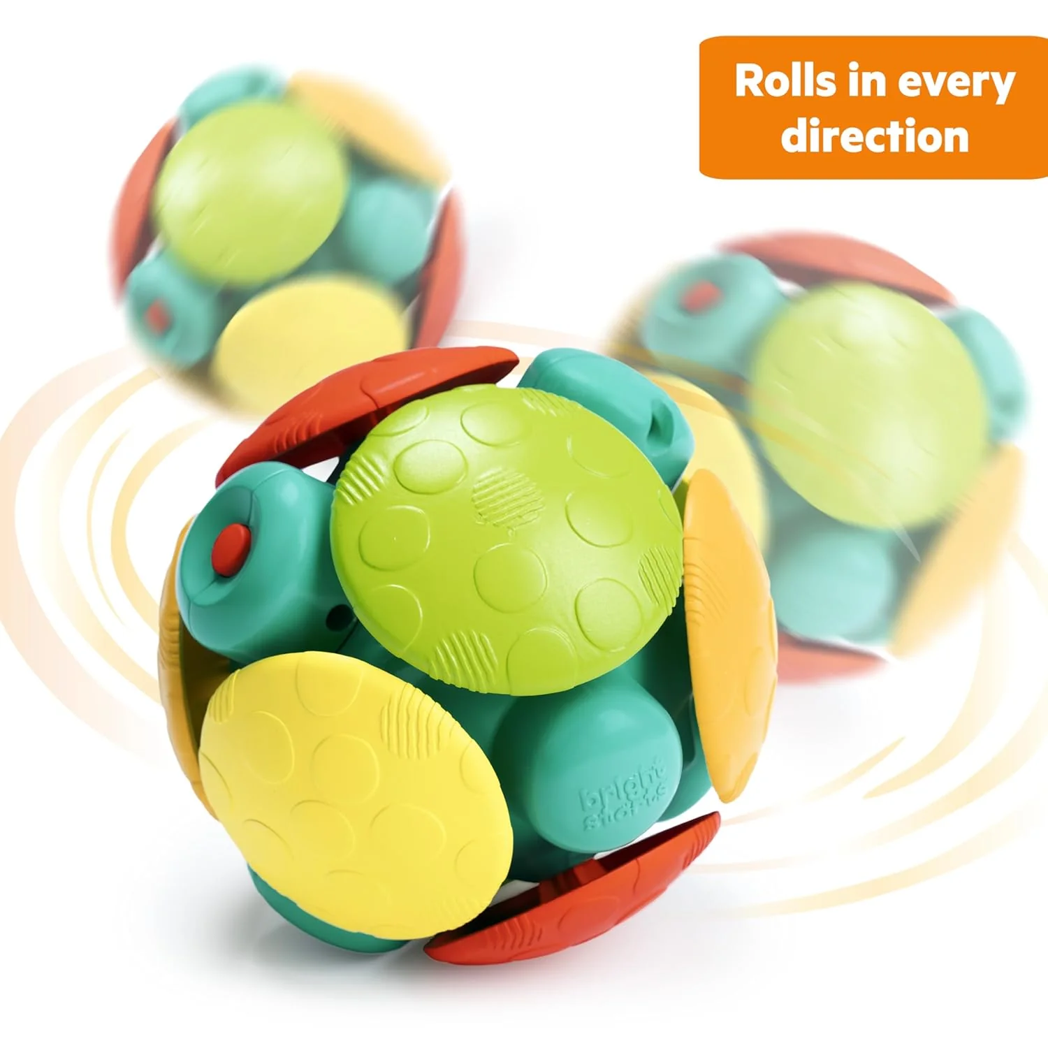 Bright Starts Wobble Bobble Crawl and Chase Ball Liikkuva Pallo - Image 6