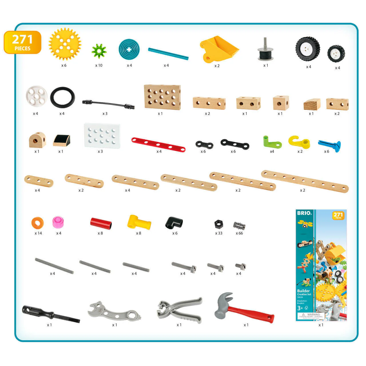 Brio Builder 34606 Creative Set 271 Osaa - Image 3