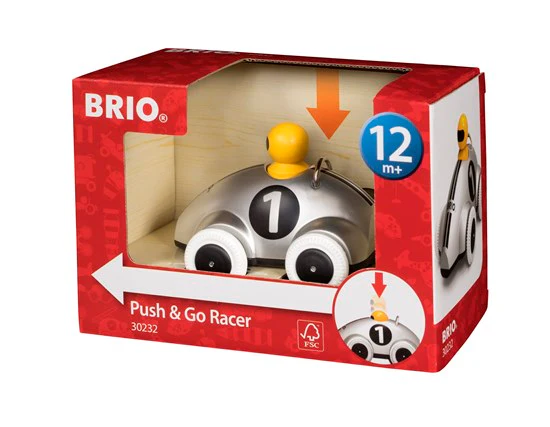 Brio Push&Go Kilpa-auto Hopea
