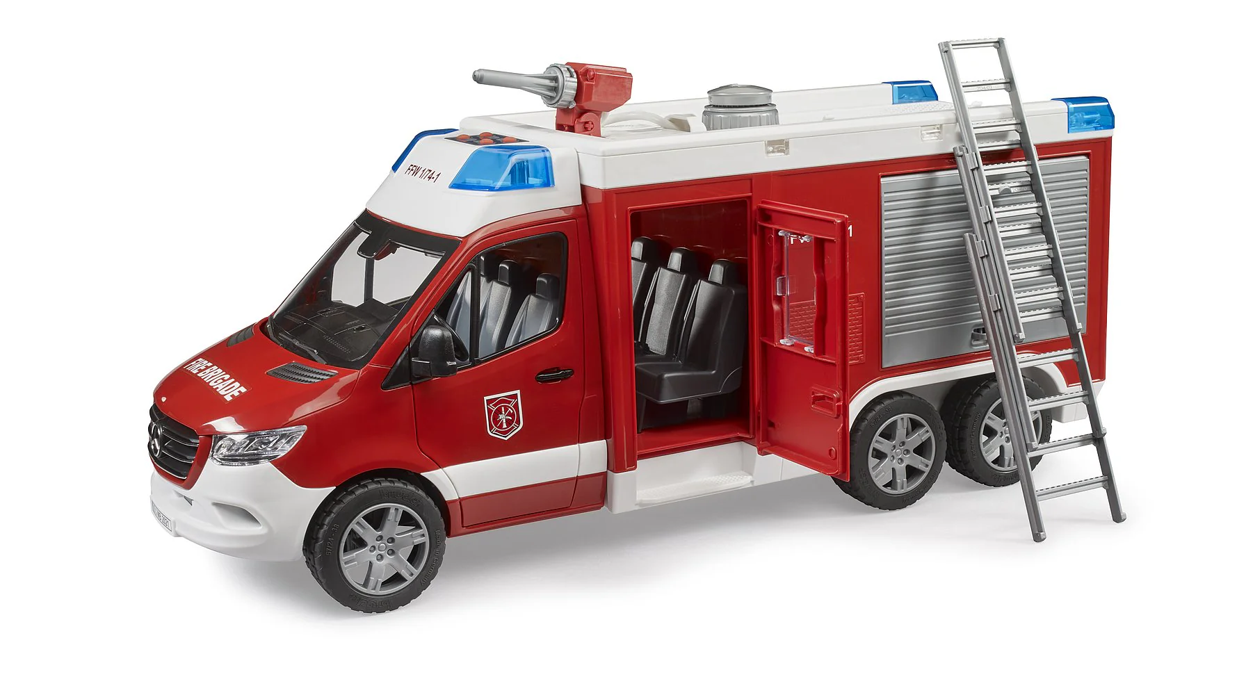 Bruder 02680 MB Sprinter Paloauto Vesitykillä + Valot ja Äänet - Image 5