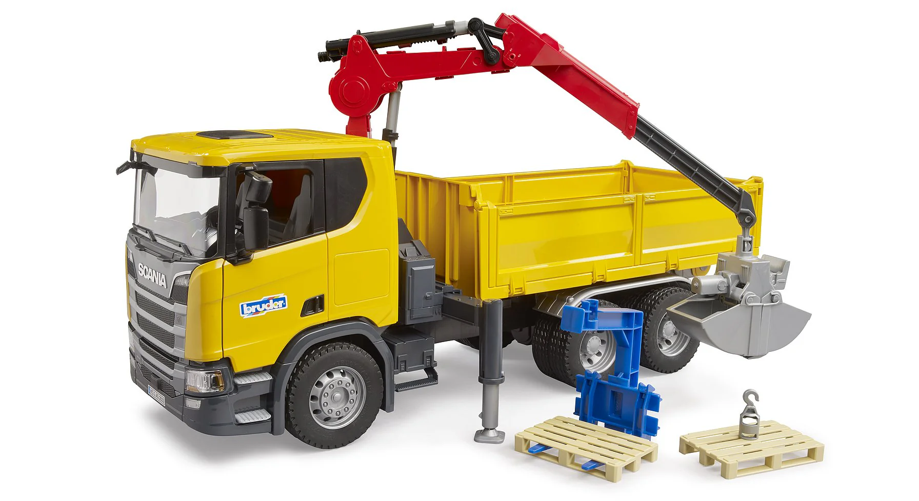 Bruder 03551 Scania Super 560R Kuorma-Auto Lastausnosturilla - Image 4