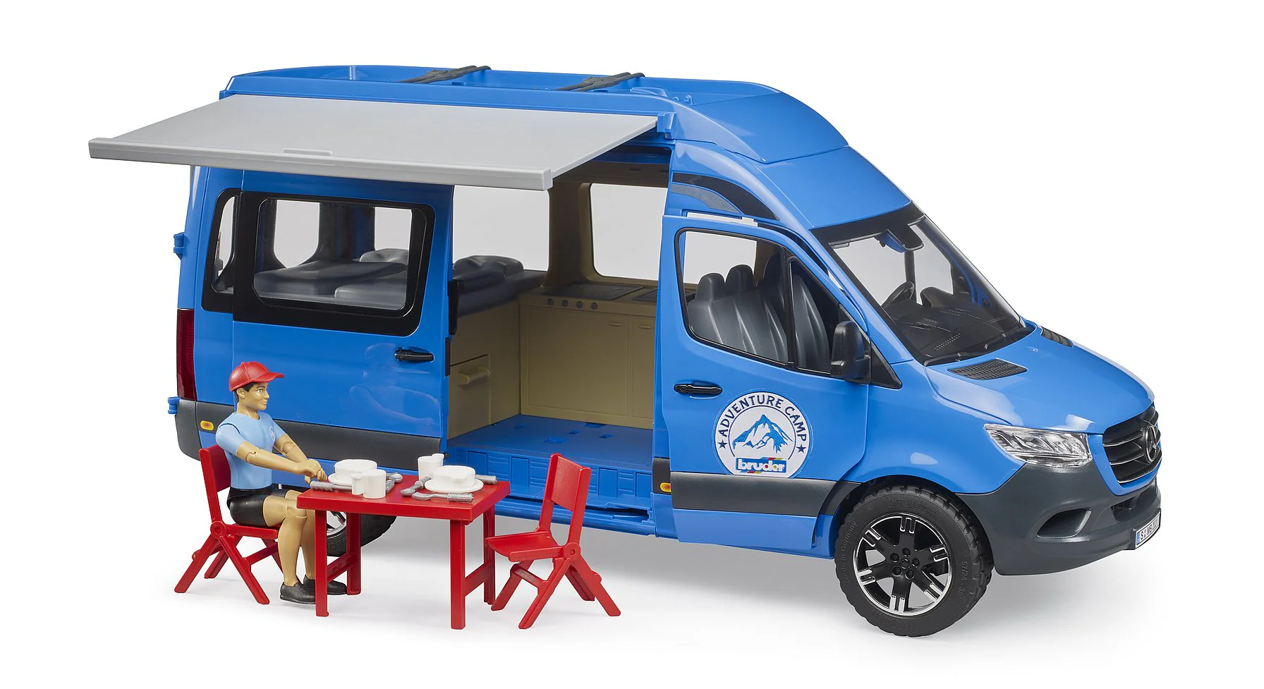 Bruder 2684 MB Sprinter Asuntoauto Camper ja Hahmo - Image 5