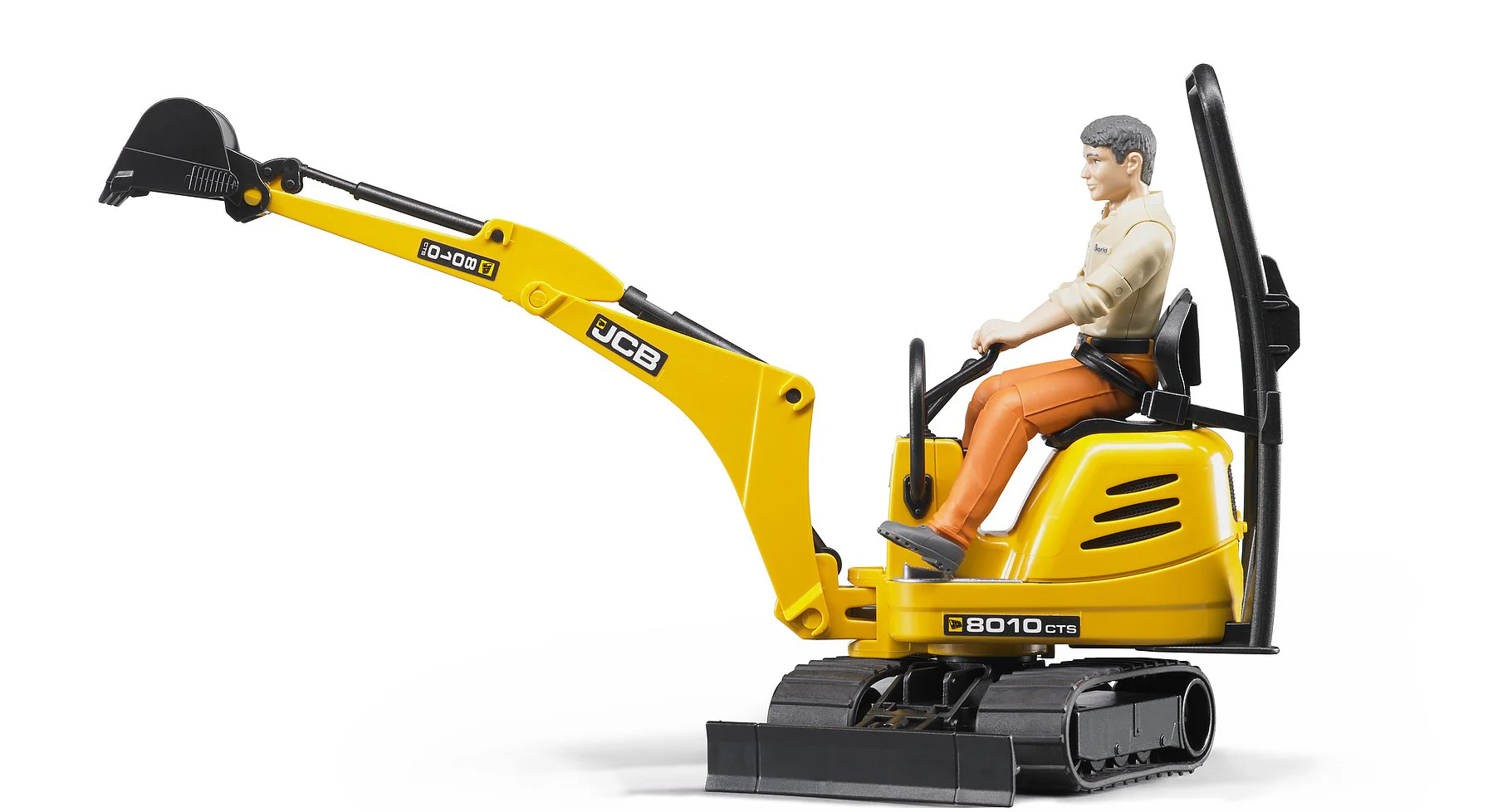 Bruder JCB Minikaivuri 8010 CTS ja Hahmo - Image 2