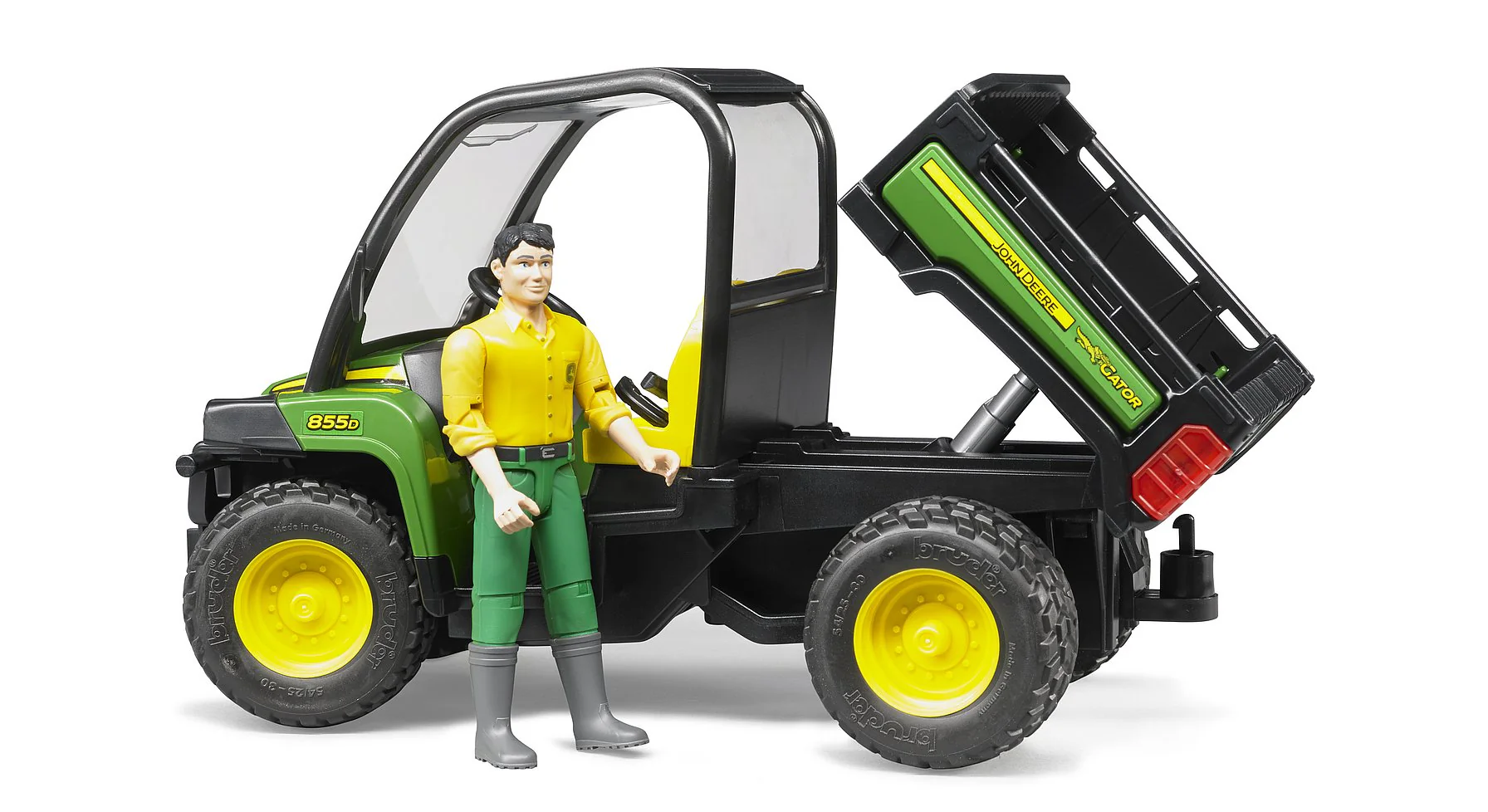Bruder John Deere Gator Lavamaasturi 1:16 sekä Kuski - Image 2