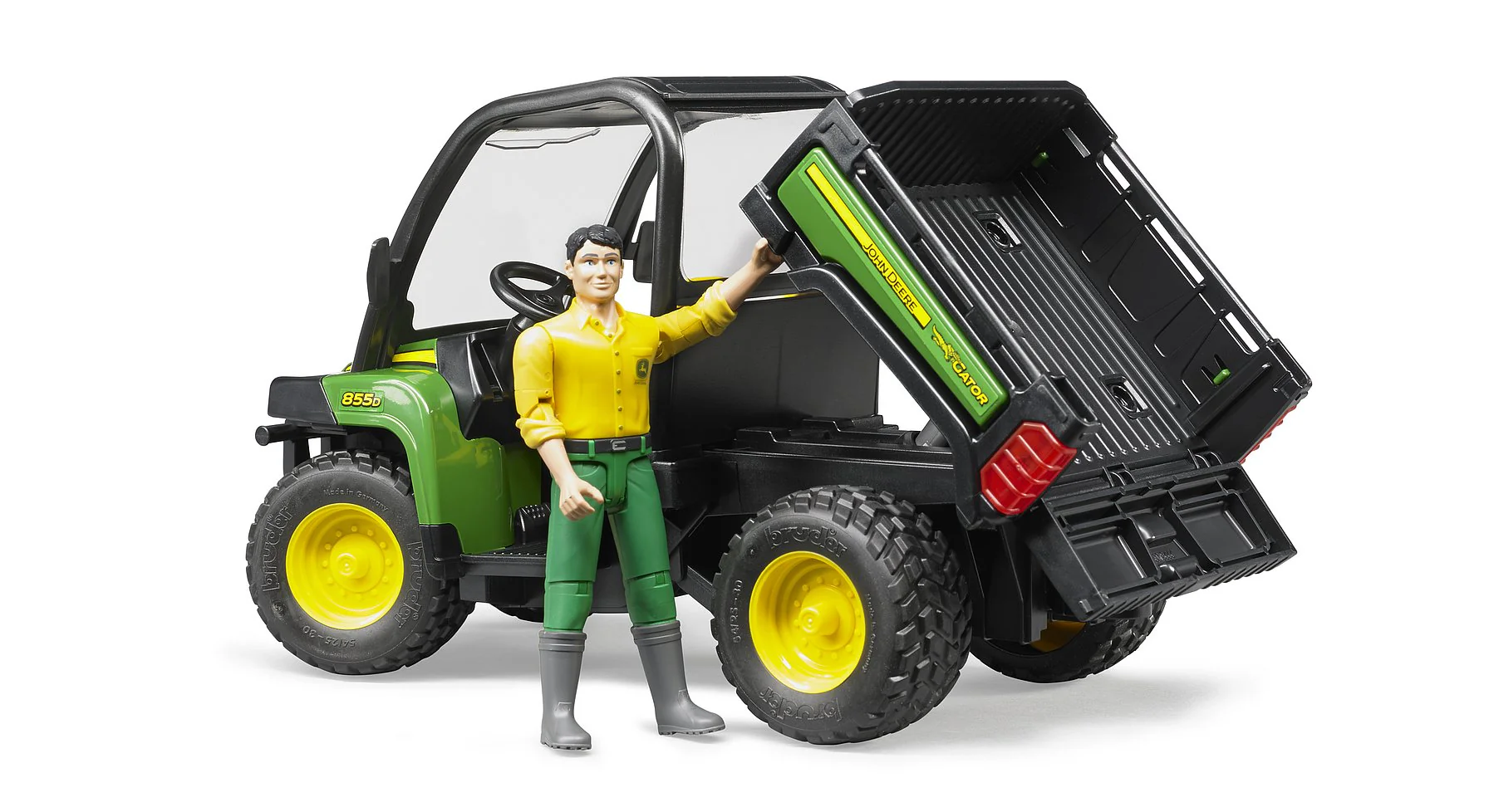 Bruder John Deere Gator Lavamaasturi 1:16 sekä Kuski - Image 3