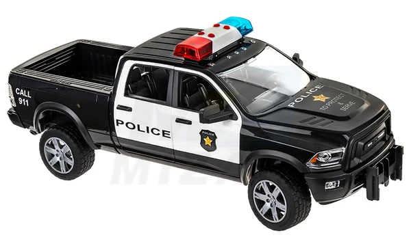 Bruder RAM 2500 Poliisiauto 1:16 Valoilla ja äänillä - Image 3