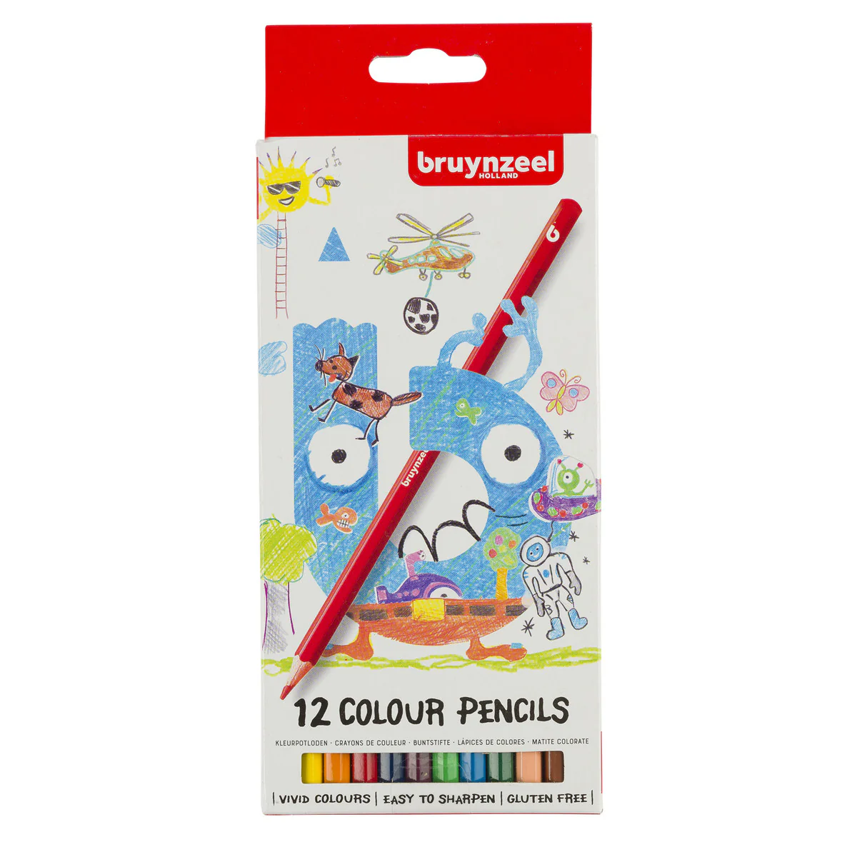 Bruynzeel Kids Puuvärikynät 12 kpl