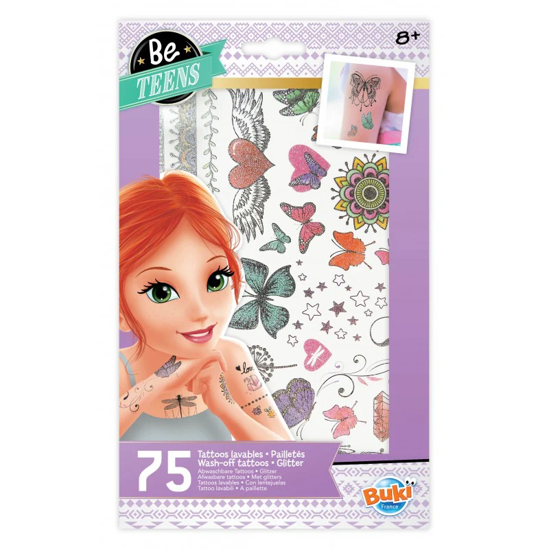 Buki Glitter Tatuoinnit 75kpl